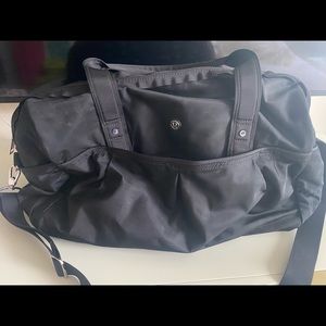 Lululemon Gym Yoga Duffle Bag Black Discontinued